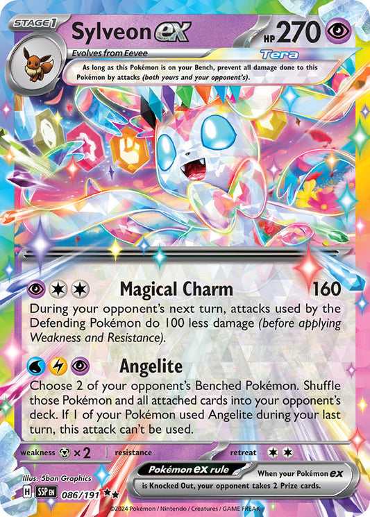 Sylveon ex 086/191 - POKEMON SCARLET & VIOLET: SURGING SPARKS