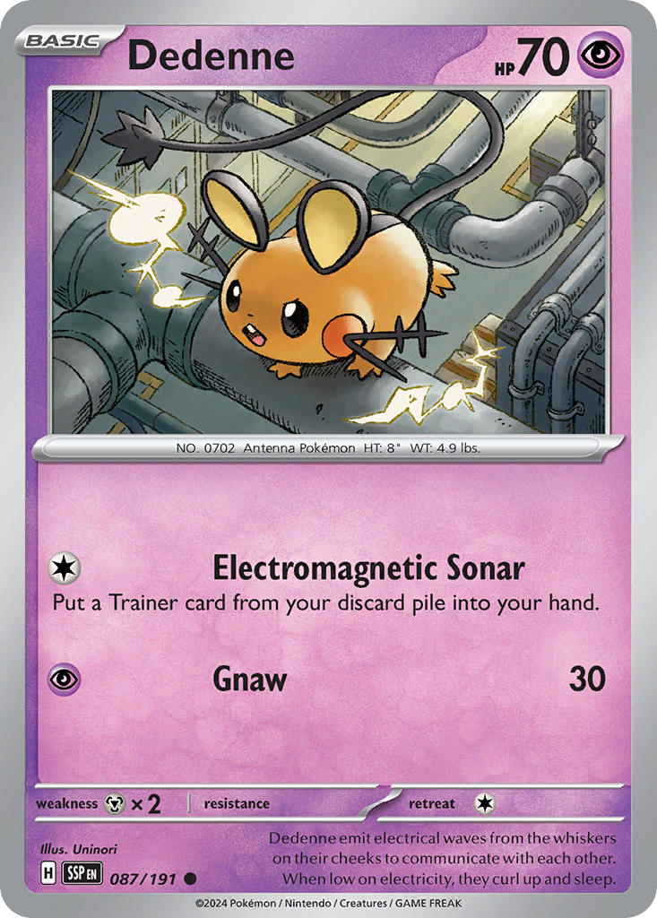 Dedenne 087/191 - POKEMON SCARLET & VIOLET: SURGING SPARKS