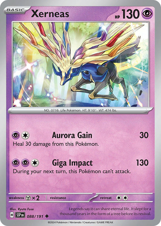 Xerneas 088/191 - POKEMON SCARLET & VIOLET: SURGING SPARKS