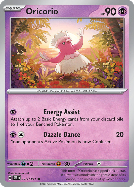 Oricorio 089/191 - POKEMON SCARLET & VIOLET: SURGING SPARKS