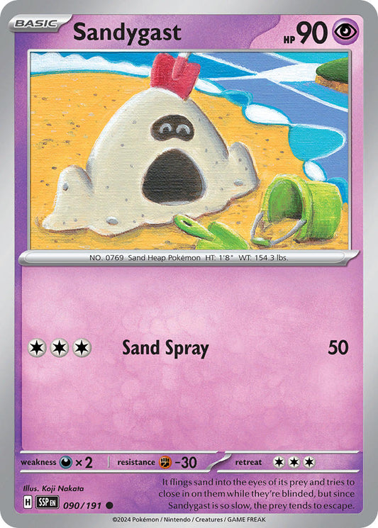 Sandygast 090/191 - POKEMON SCARLET & VIOLET: SURGING SPARKS