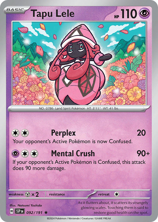 Tapu Lele 092/191 - POKEMON SCARLET & VIOLET: SURGING SPARKS