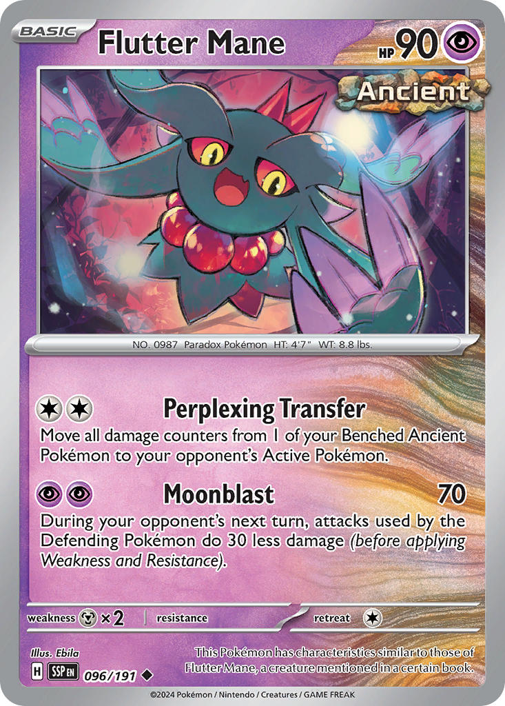 Flutter Mane 096/191 - POKEMON SCARLET & VIOLET: SURGING SPARKS