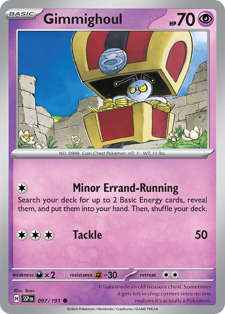 Gimmighoul 097/191 - POKEMON SCARLET & VIOLET: SURGING SPARKS