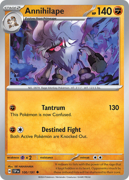 Annihilape 100/191 - POKEMON SCARLET & VIOLET: SURGING SPARKS