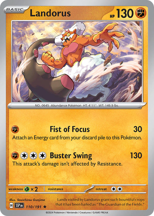 Landorus 110/191 - POKEMON SCARLET & VIOLET: SURGING SPARKS