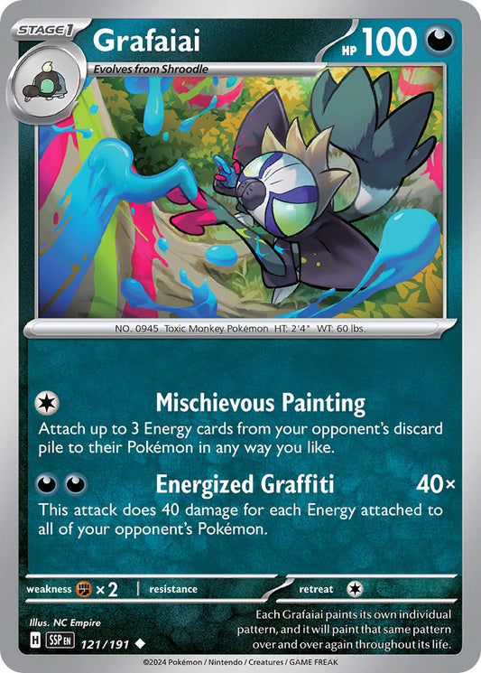 Grafaiai 121/191 - POKEMON SCARLET & VIOLET: SURGING SPARKS