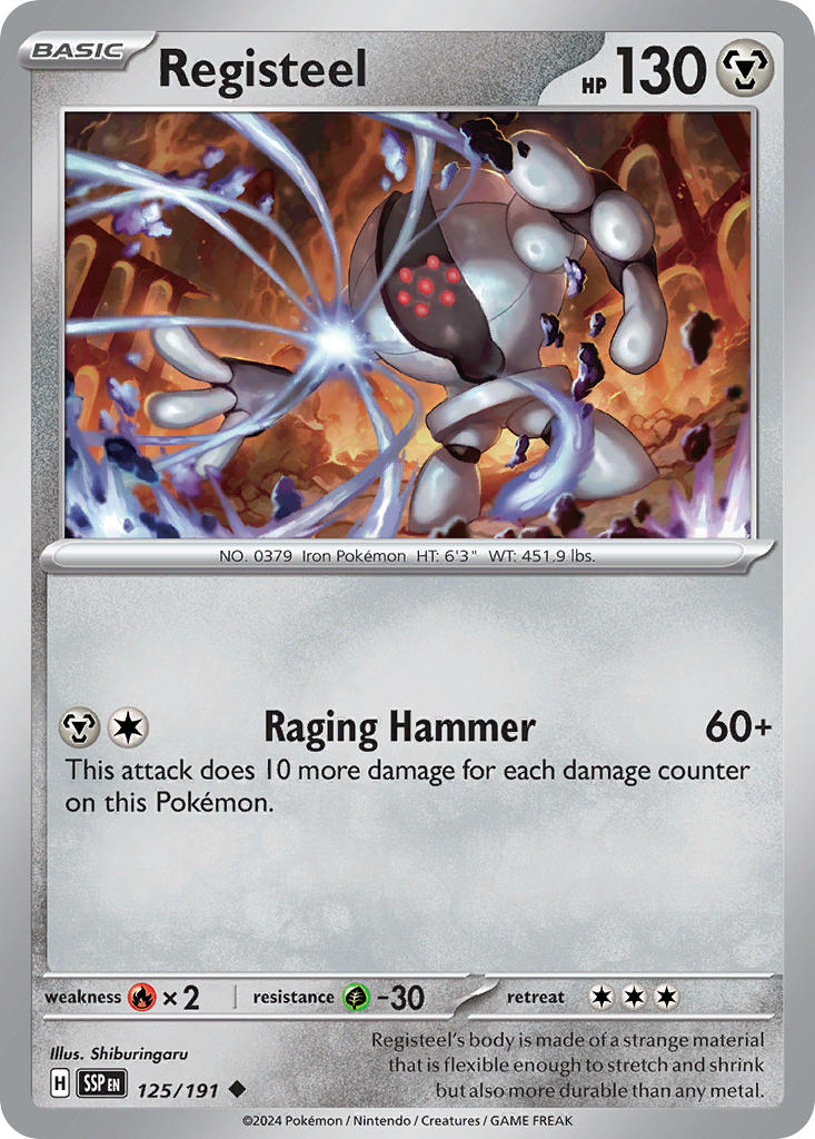 Registeel 125/191 - POKEMON SCARLET & VIOLET: SURGING SPARKS