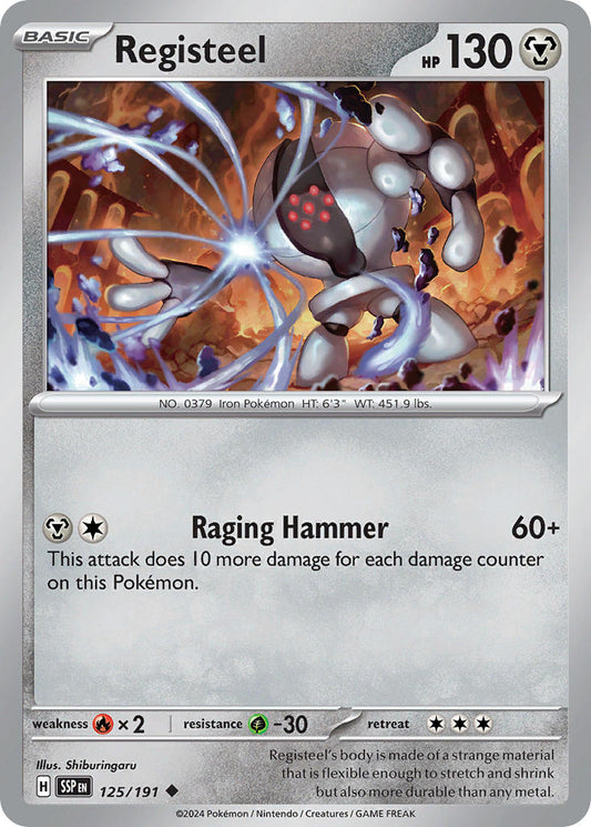 Registeel 125/191 - POKEMON SCARLET & VIOLET: SURGING SPARKS
