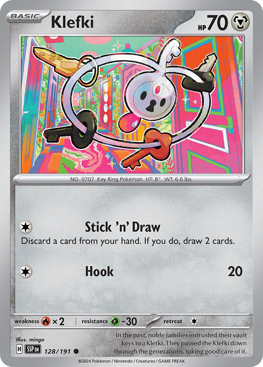 Klefki 128/191 - POKEMON SCARLET & VIOLET: SURGING SPARKS