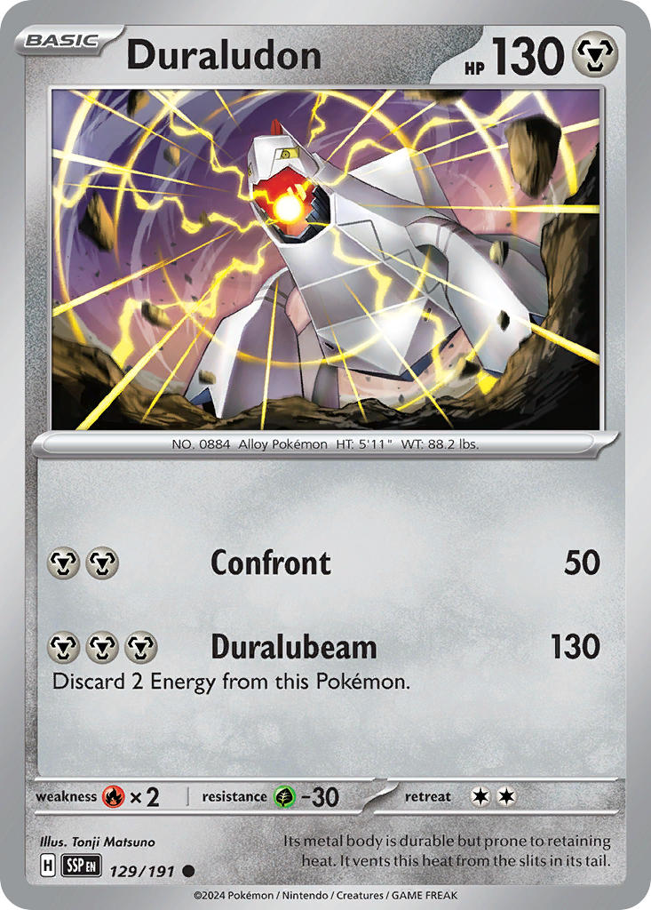 Duraludon 129/191 - POKEMON SCARLET & VIOLET: SURGING SPARKS