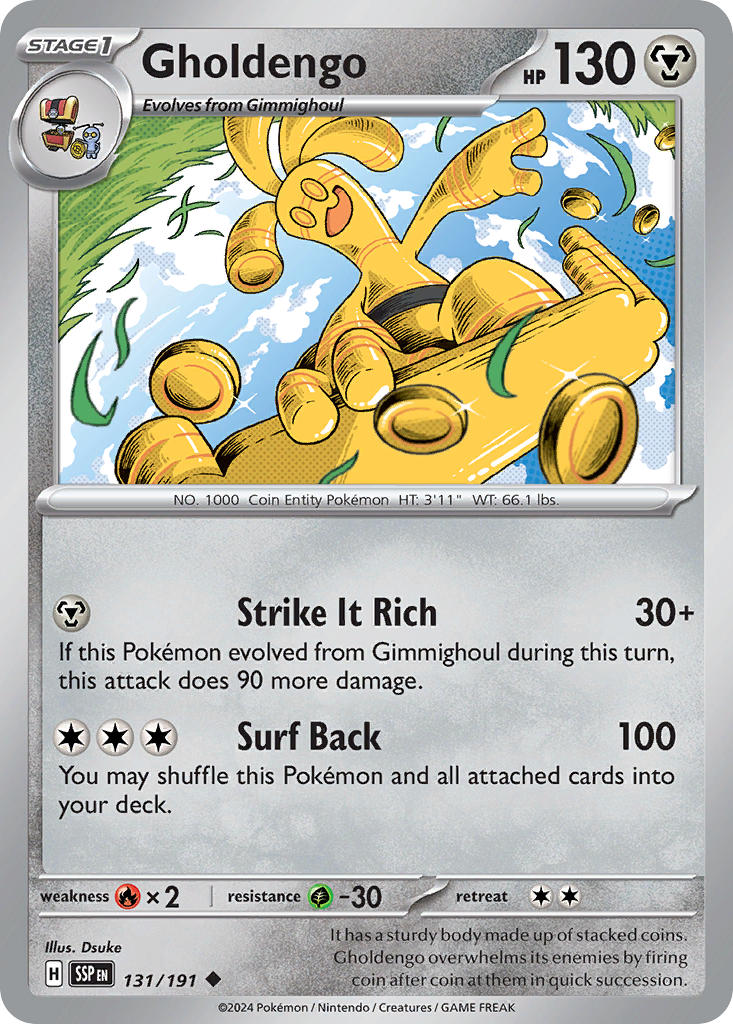 Gholdengo 131/191 - POKEMON SCARLET & VIOLET: SURGING SPARKS