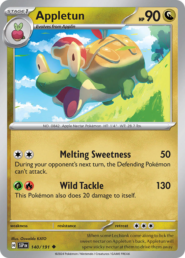 Appletun 140/191 - POKEMON SCARLET & VIOLET: SURGING SPARKS