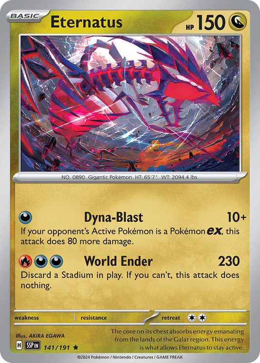 Eternatus 141/191 - POKEMON SCARLET & VIOLET: SURGING SPARKS