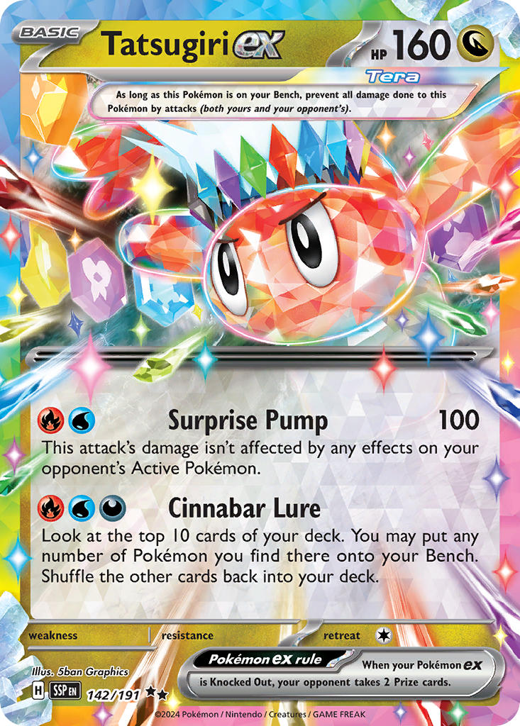 Tatsugiri ex 142/191 - POKEMON SCARLET & VIOLET: SURGING SPARKS