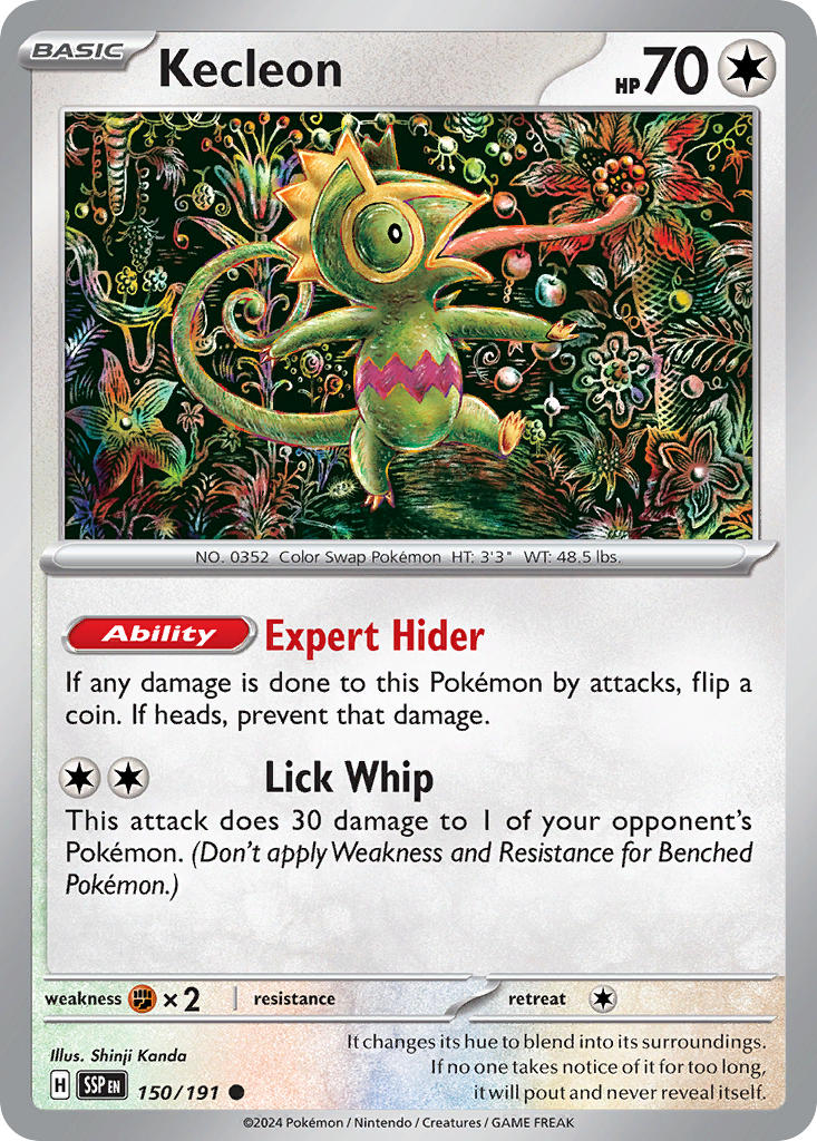 Kecleon 150/191 - POKEMON SCARLET & VIOLET: SURGING SPARKS