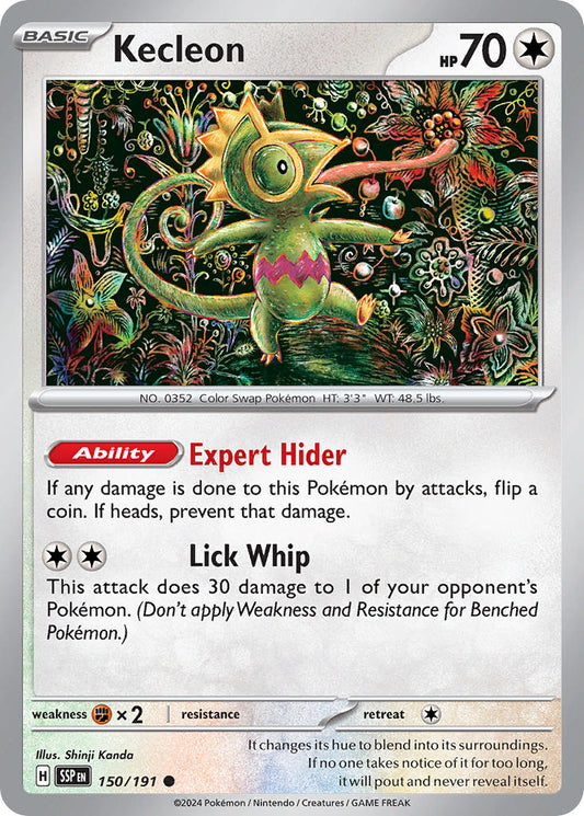 Kecleon 150/191 - POKEMON SCARLET & VIOLET: SURGING SPARKS