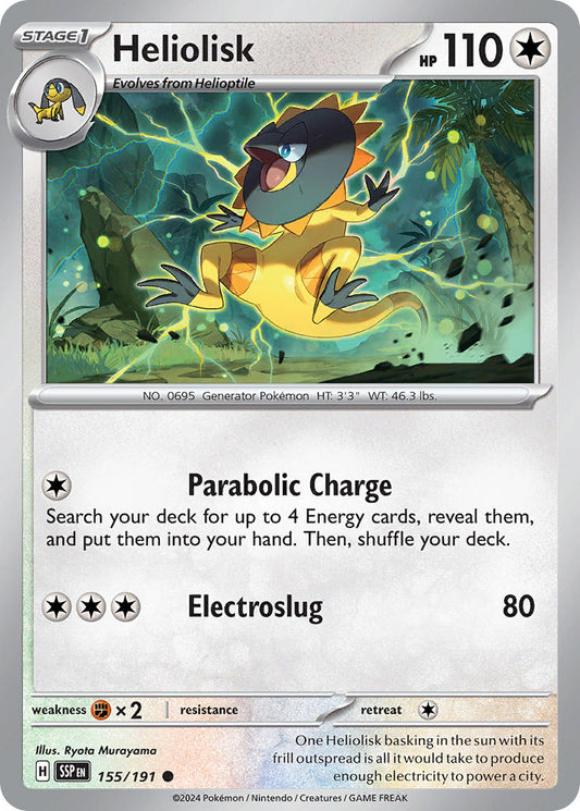 Heliolisk 155/191 - POKEMON SCARLET & VIOLET: SURGING SPARKS