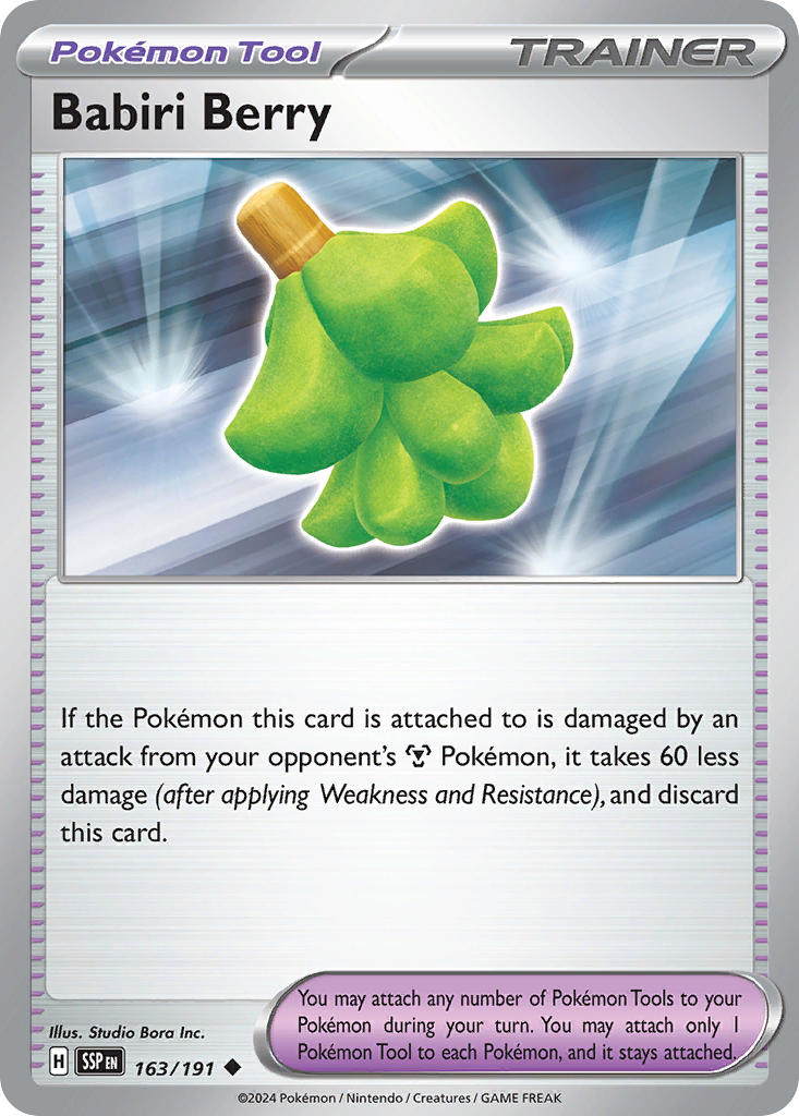 Babiri Berry 163/191 - POKEMON SCARLET & VIOLET: SURGING SPARKS