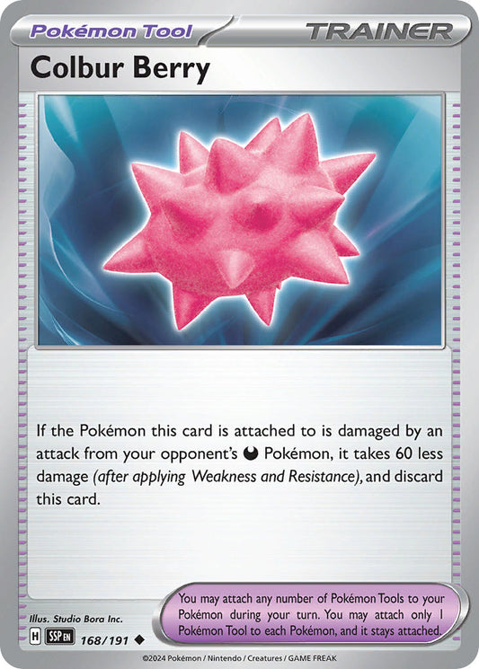 Colbur Berry 168/191 - POKEMON SCARLET & VIOLET: SURGING SPARKS