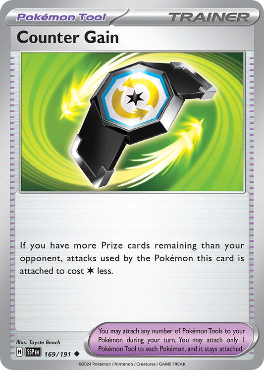 Counter Gain 169/191 - POKEMON SCARLET & VIOLET: SURGING SPARKS