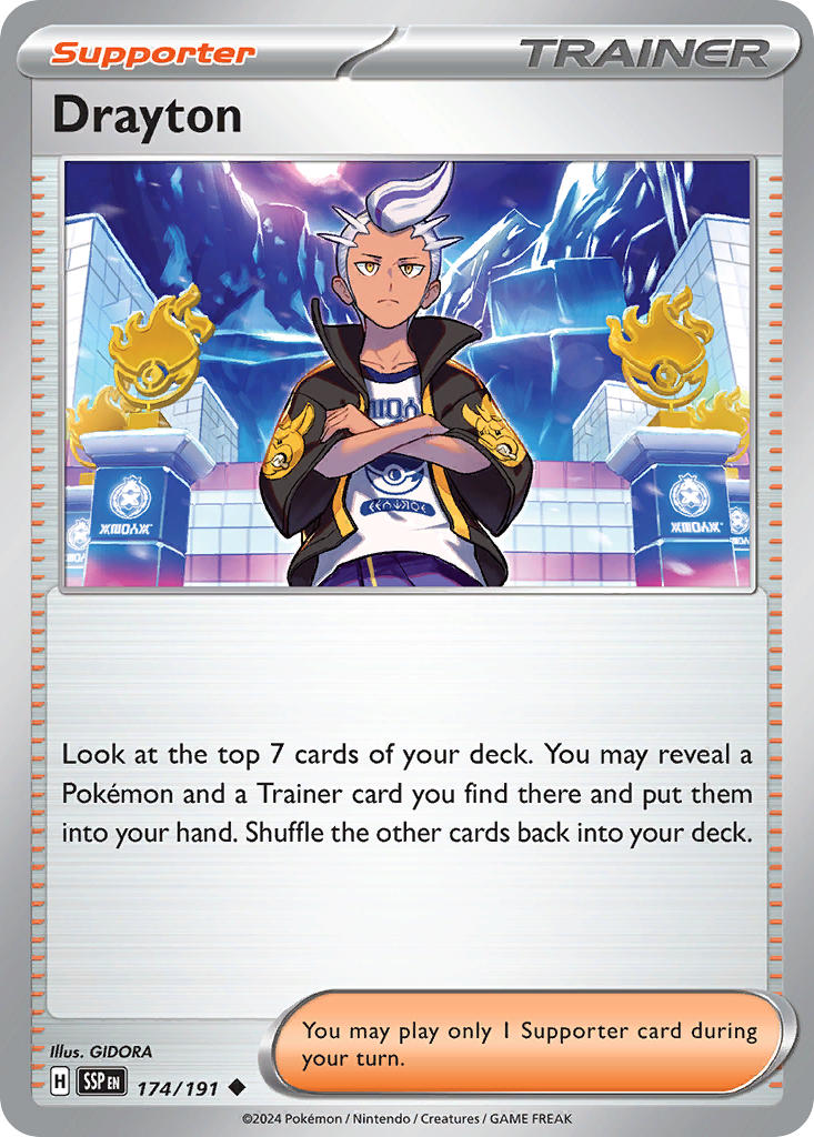 Drayton 174/191 - POKEMON SCARLET & VIOLET: SURGING SPARKS