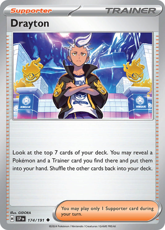 Drayton 174/191 - POKEMON SCARLET & VIOLET: SURGING SPARKS