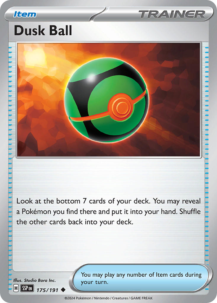 Dusk Ball 175/191 - POKEMON SCARLET & VIOLET: SURGING SPARKS