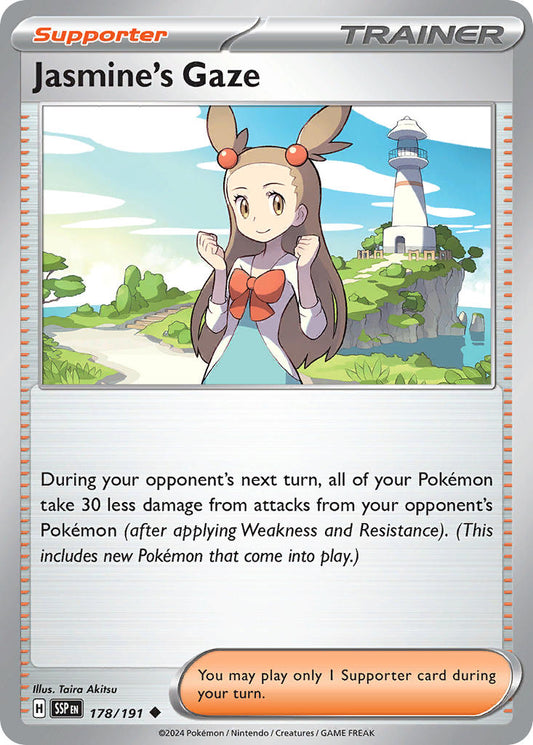 Jasmine's Gaze 178/191 - POKEMON SCARLET & VIOLET: SURGING SPARKS
