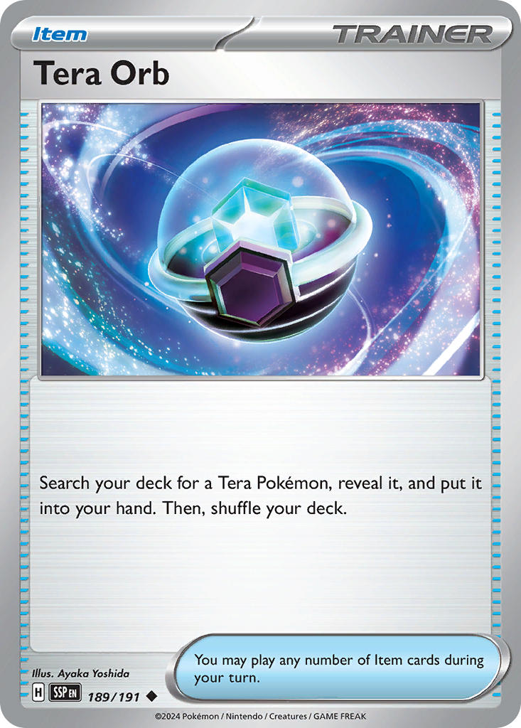Tera Orb 189/191 - POKEMON SCARLET & VIOLET: SURGING SPARKS