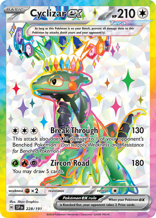 Cyclizar ex 228/191 - POKEMON SCARLET & VIOLET: SURGING SPARKS - Pokemon Single Card