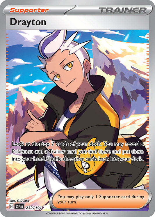 Drayton 232/191 - POKEMON SCARLET & VIOLET: SURGING SPARKS - Pokemon Single Card