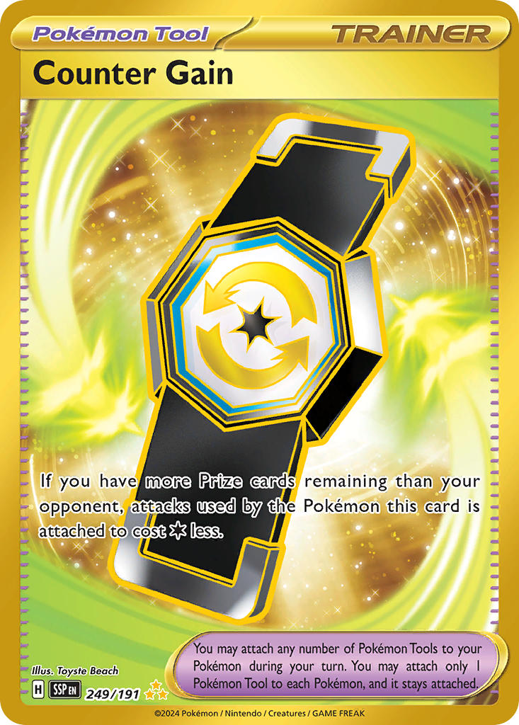Counter Gain 249/191 - POKEMON SCARLET & VIOLET: SURGING SPARKS - Pokemon Single Card