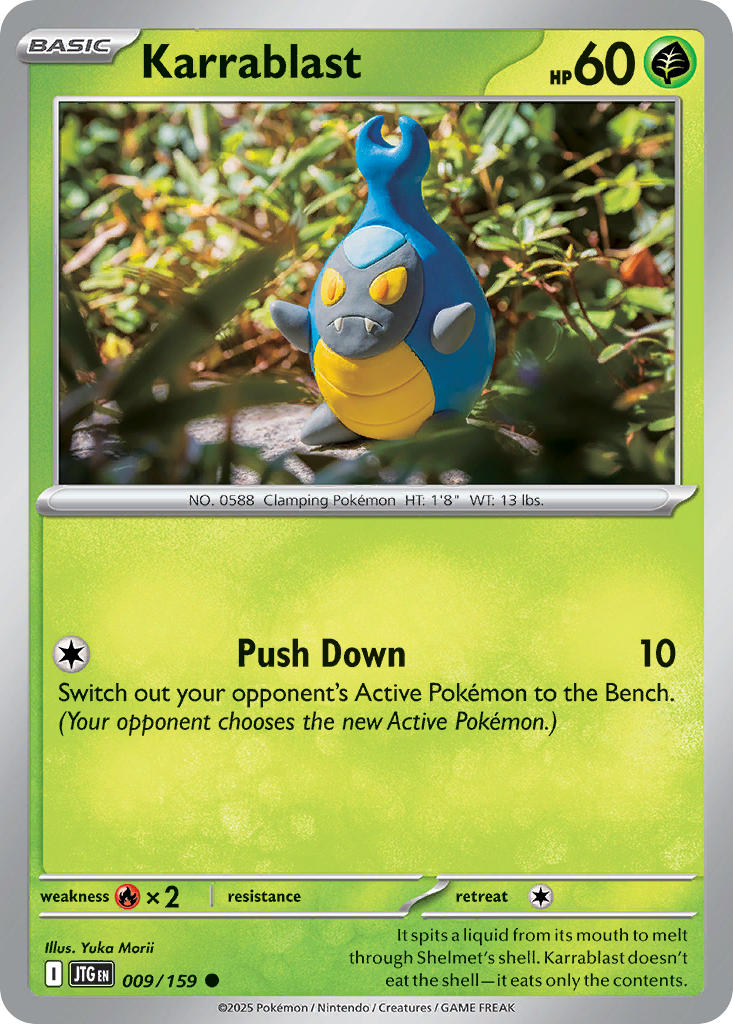 Karrablast 009/159 - POKEMON SCARLET & VIOLET: JOURNEY TOGETHER