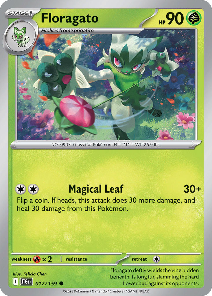 Floragato 017/159 - POKEMON SCARLET & VIOLET: JOURNEY TOGETHER