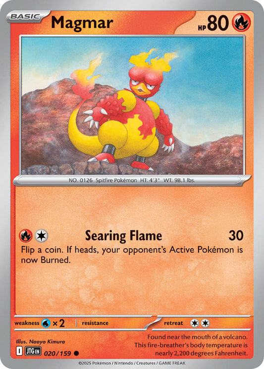Magmar 020/159 - POKEMON SCARLET & VIOLET: JOURNEY TOGETHER