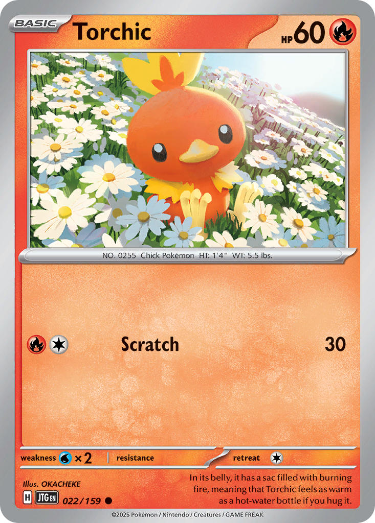Torchic 022/159 - POKEMON SCARLET & VIOLET: JOURNEY TOGETHER