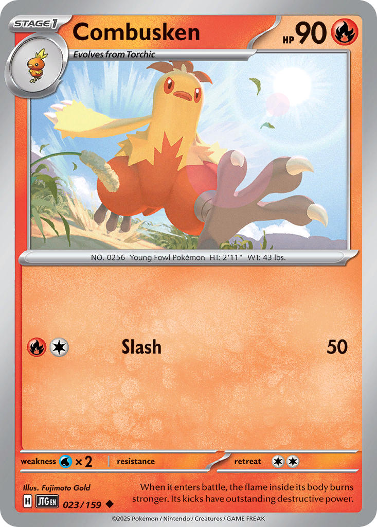 Combusken 023/159 - POKEMON SCARLET & VIOLET: JOURNEY TOGETHER