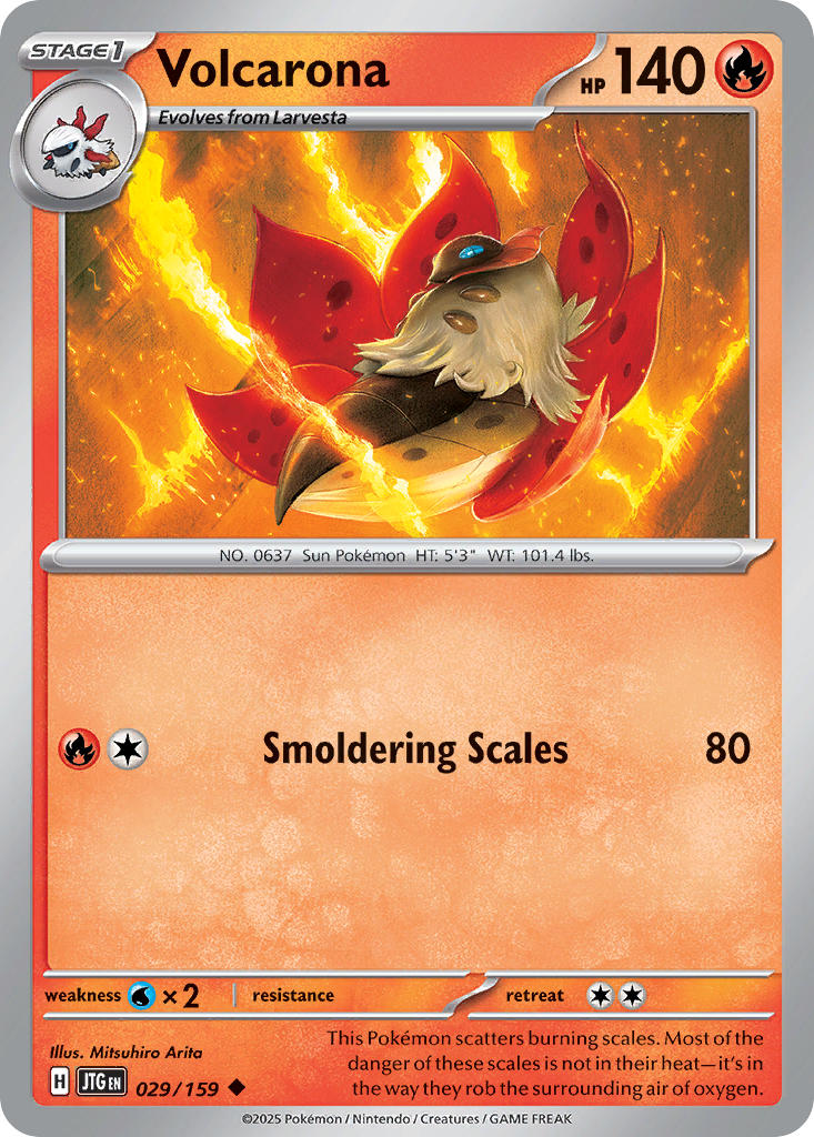 Volcarona 029/159 - POKEMON SCARLET & VIOLET: JOURNEY TOGETHER