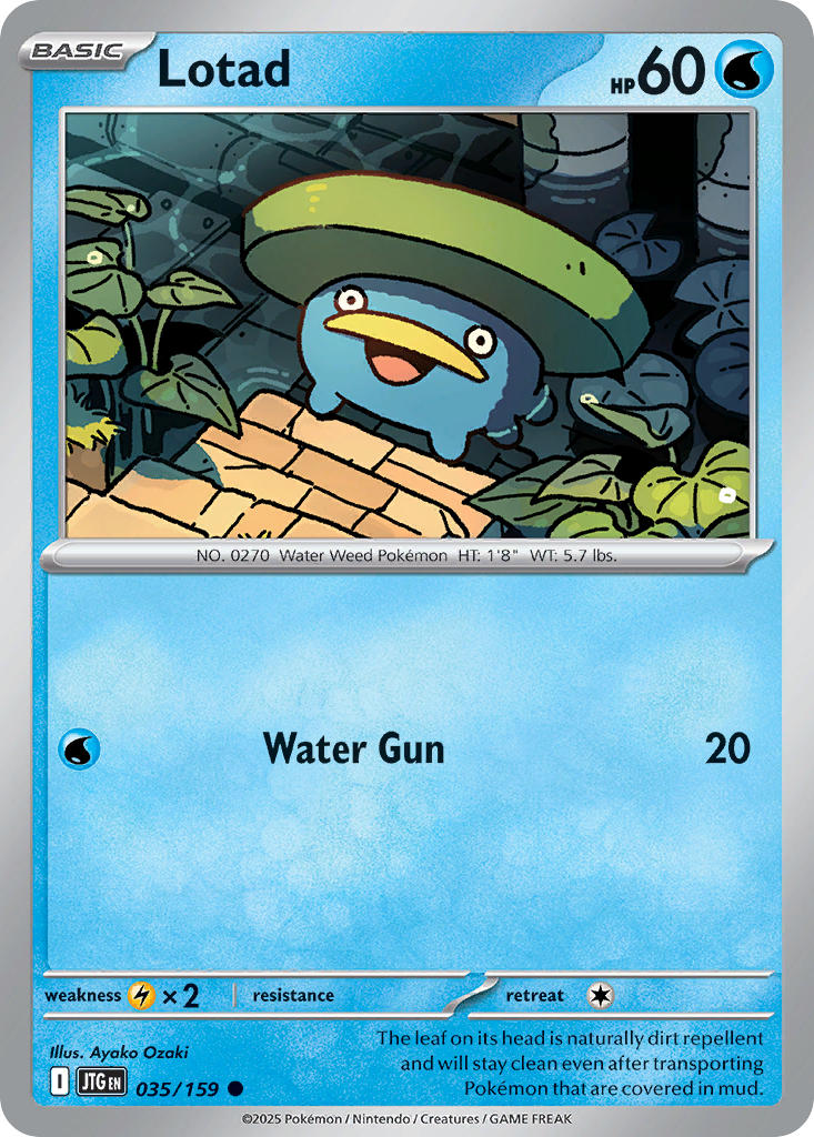Lotad 035/159 - POKEMON SCARLET & VIOLET: JOURNEY TOGETHER