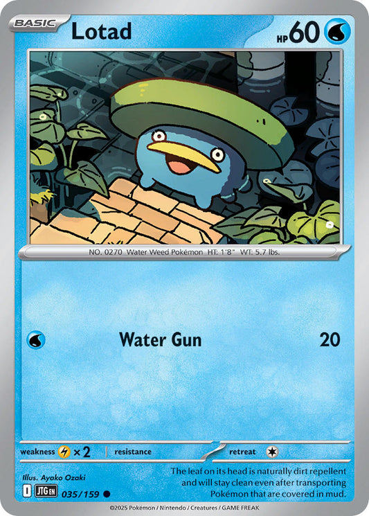 Lotad 035/159 - POKEMON SCARLET & VIOLET: JOURNEY TOGETHER