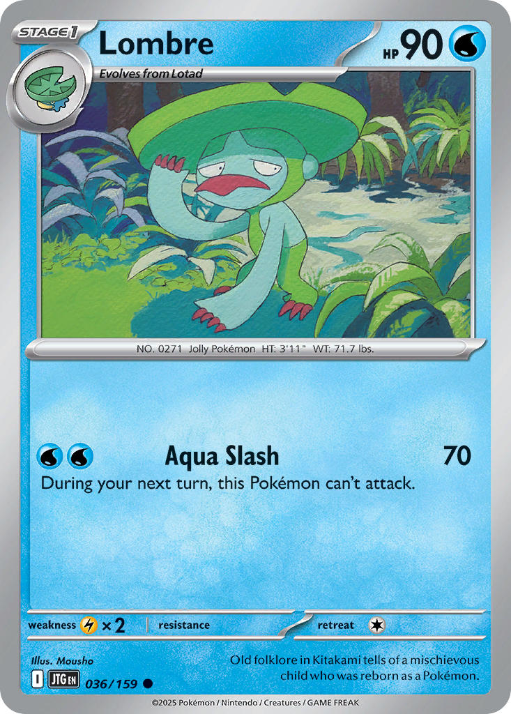 Lombre 036/159 - POKEMON SCARLET & VIOLET: JOURNEY TOGETHER
