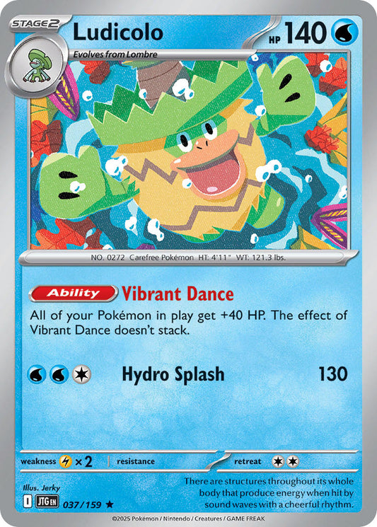 Ludicolo 037/159 - POKEMON SCARLET & VIOLET: JOURNEY TOGETHER