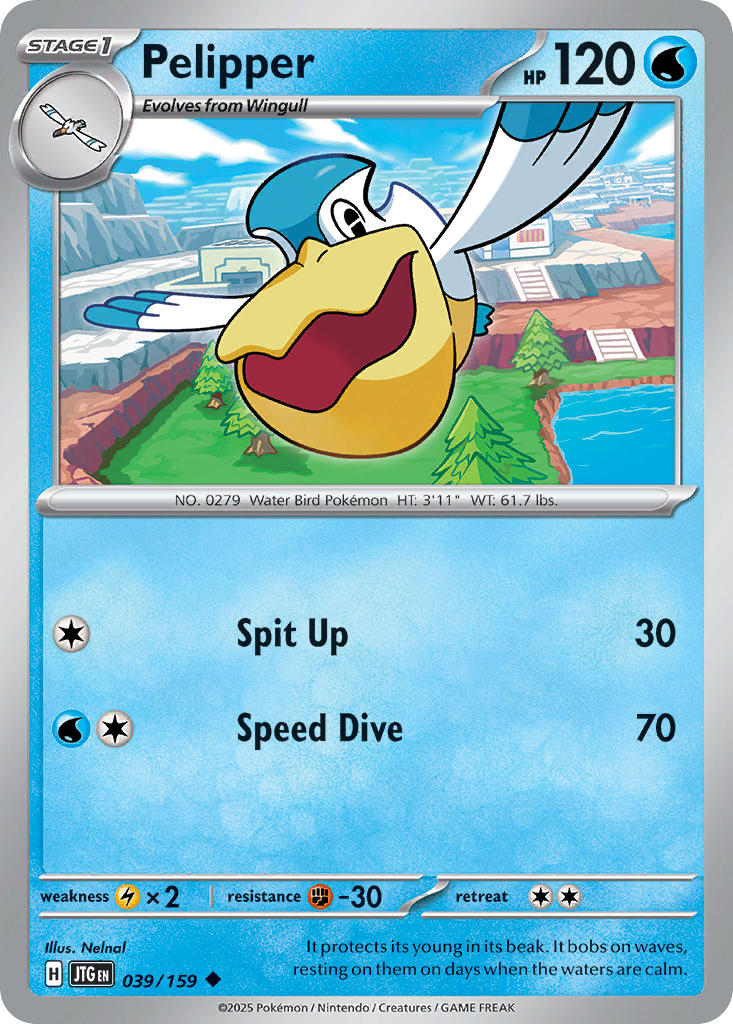 Pelipper 039/159 - POKEMON SCARLET & VIOLET: JOURNEY TOGETHER