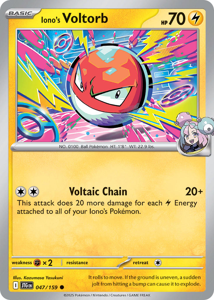 Iono's Voltorb 047/159 - POKEMON SCARLET & VIOLET: JOURNEY TOGETHER
