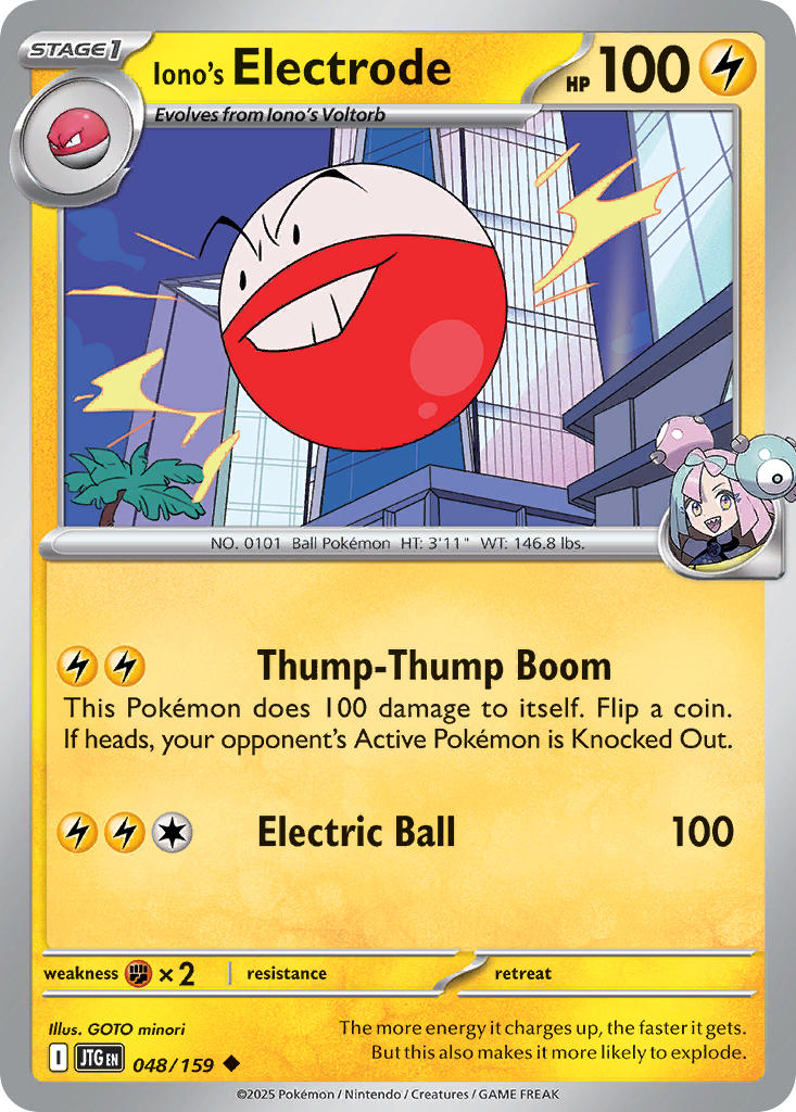 Iono's Electrode 048/159 - POKEMON SCARLET & VIOLET: JOURNEY TOGETHER