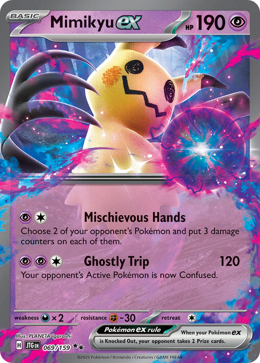Mimikyu ex 059/159 - POKEMON SCARLET & VIOLET: JOURNEY TOGETHER