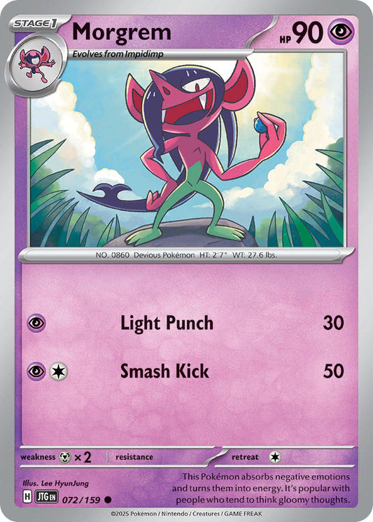 Morgrem 072/159 - POKEMON SCARLET & VIOLET: JOURNEY TOGETHER