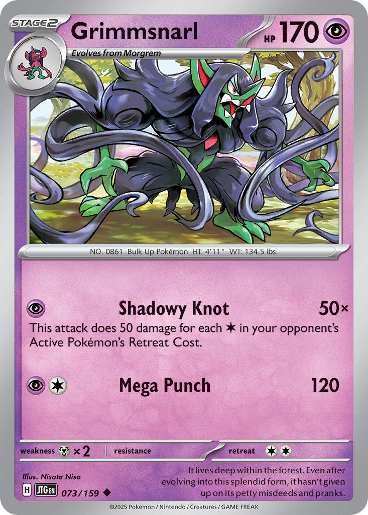 Grimmsnarl 073/159 - POKEMON SCARLET & VIOLET: JOURNEY TOGETHER