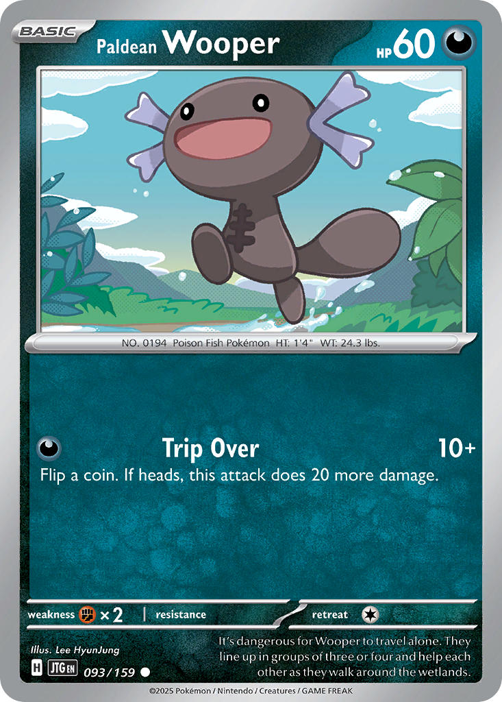 Paldean Wooper 093/159 - POKEMON SCARLET & VIOLET: JOURNEY TOGETHER
